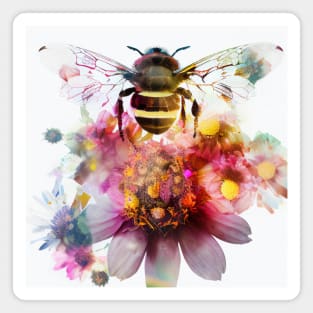 Bee Nature Outdoor Imagine Wild Free Magnet